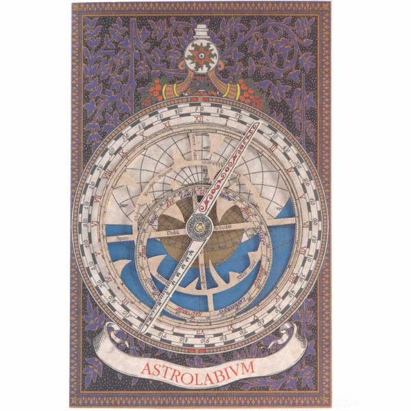 Astrolabium als Grußkarte